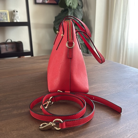 Handbag by Kate Spade, color- red, condition-excellent - Picture 4 of 6